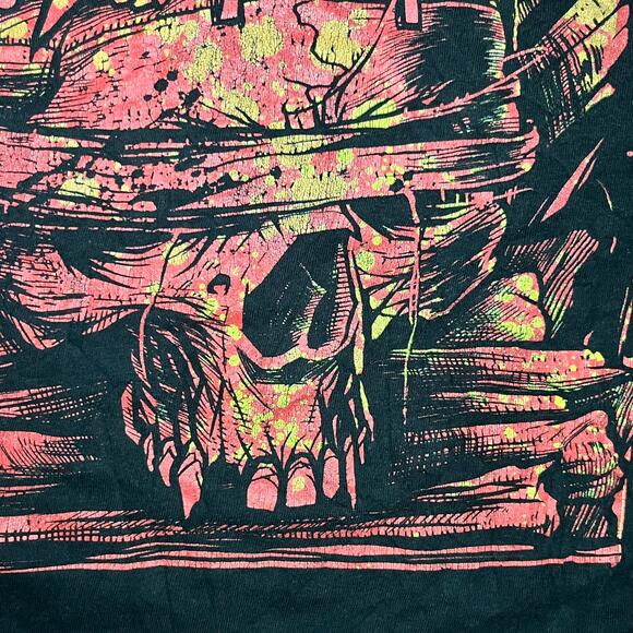 💀 Metallica Distressed Skull Graphic Band Tee – 2X - Picture 7 of 7